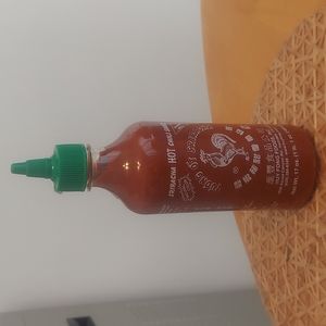 Unopened bottle of Sriracha